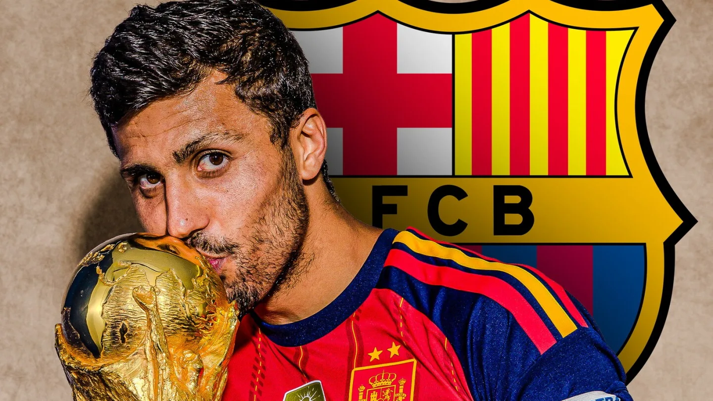 Rodri llega a Barcelona: "Jugar en el Barça es un sueño"
