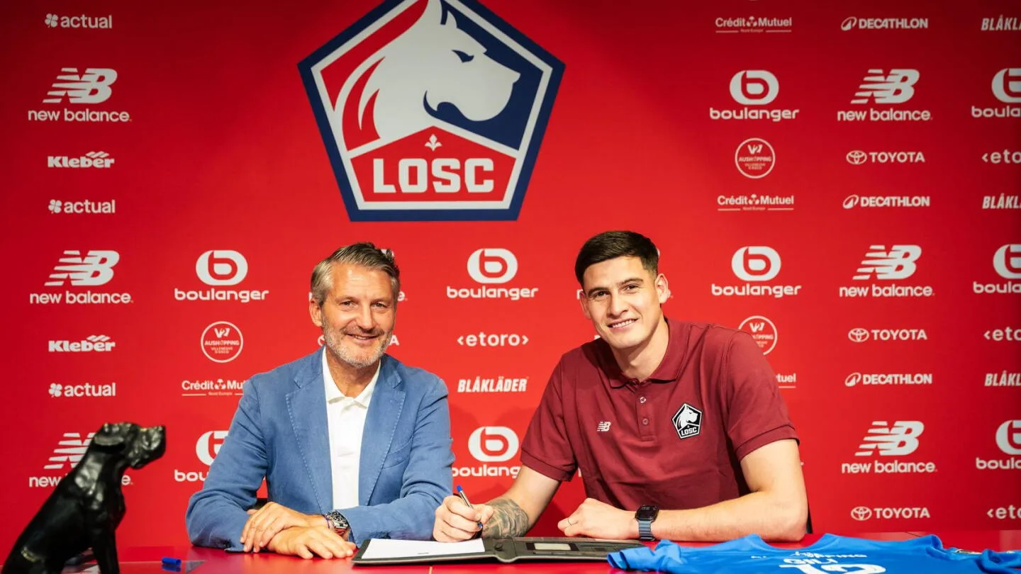 Orlando Gill es presentado oficialmente por el Lille de Francia