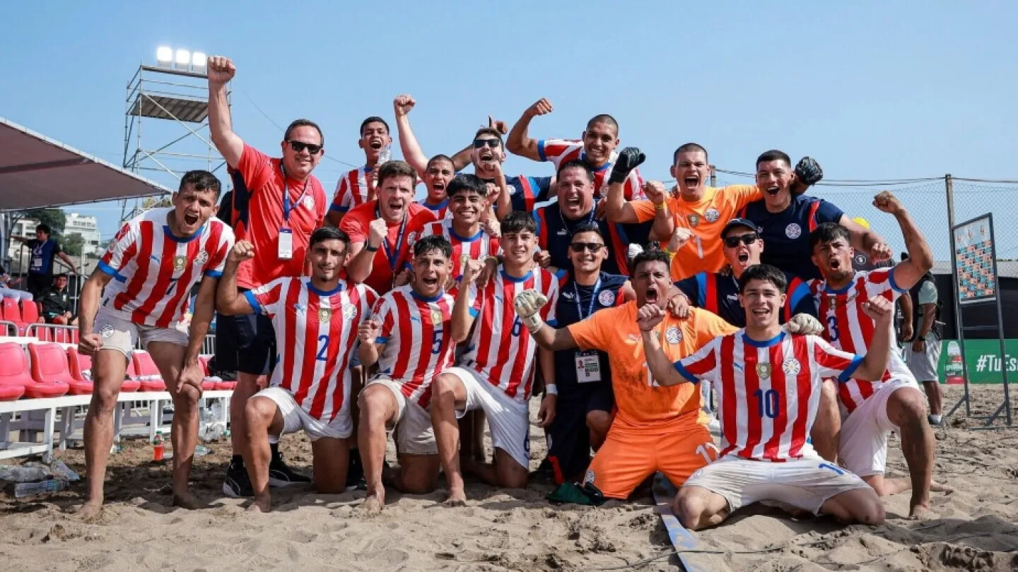 Paraguay busca revalidar su título en el Sudamericano Sub 20 de fútbol de playa