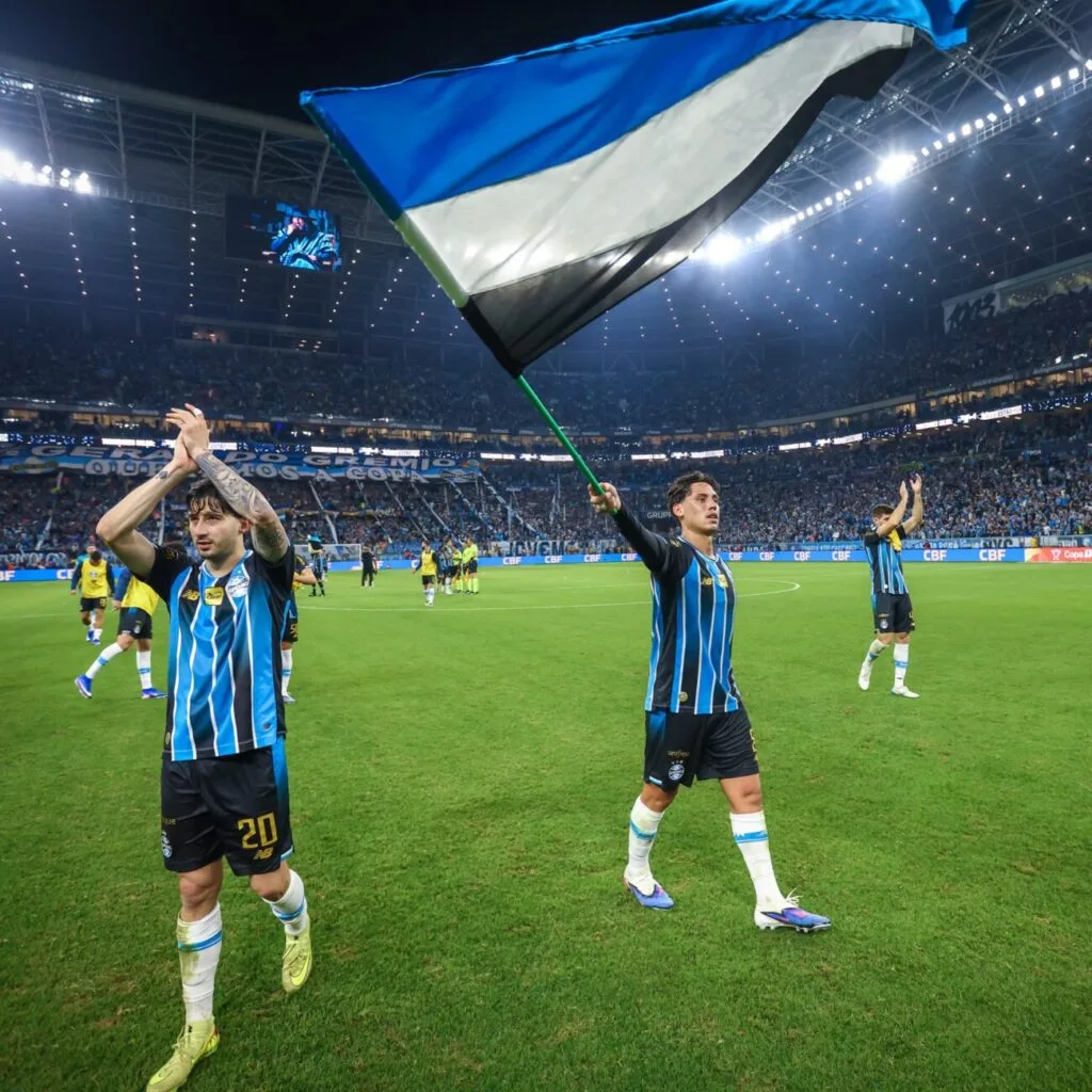 Villasanti brilla en la goleada de Gremio sobre Internacional en el Grenal